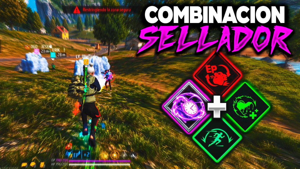 lythedark's tweet photo. 🎬 YA Salió NUEVO VIDEO! : EL MEJOR COMBO de HABILIDADES MÁS SELLADOR para BR-CLASIFICATORIA en FREE FIRE
➡️: LY TheDark. 
🔗: https://t.co/ug3IOQwPqx
🔔: Haz Clic y Like, Comenta y Comparte.
#lythedark #FreeFire https://t.co/nAmr0ipqdY