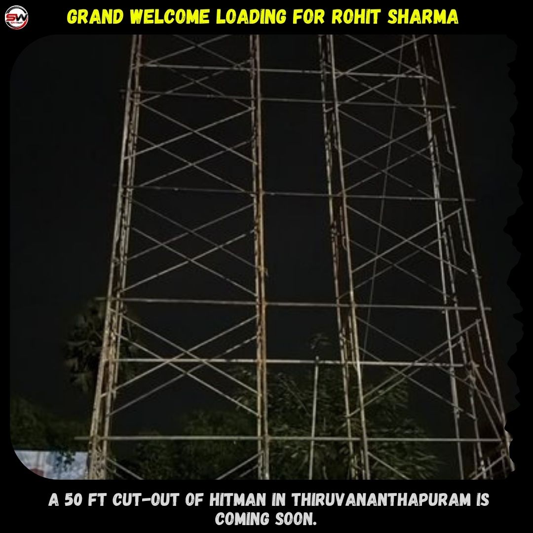 mysportswiz's tweet photo. GRAND WELCOME LODING FOR ROHIT SHARMA!
Thiruvananthapuram is gearing up for a massive welcome for the Hitman!
https://t.co/9AC7sYGM6O
#INDvsWI #ViratKohli #RohitSharma #Badminton #ShubmanGill #HardikPandya #Athletics #RyanWilliams #ODIs #TeamIndia #IndianCricket #SportsWiz https://t.co/T4UZdWSoLn