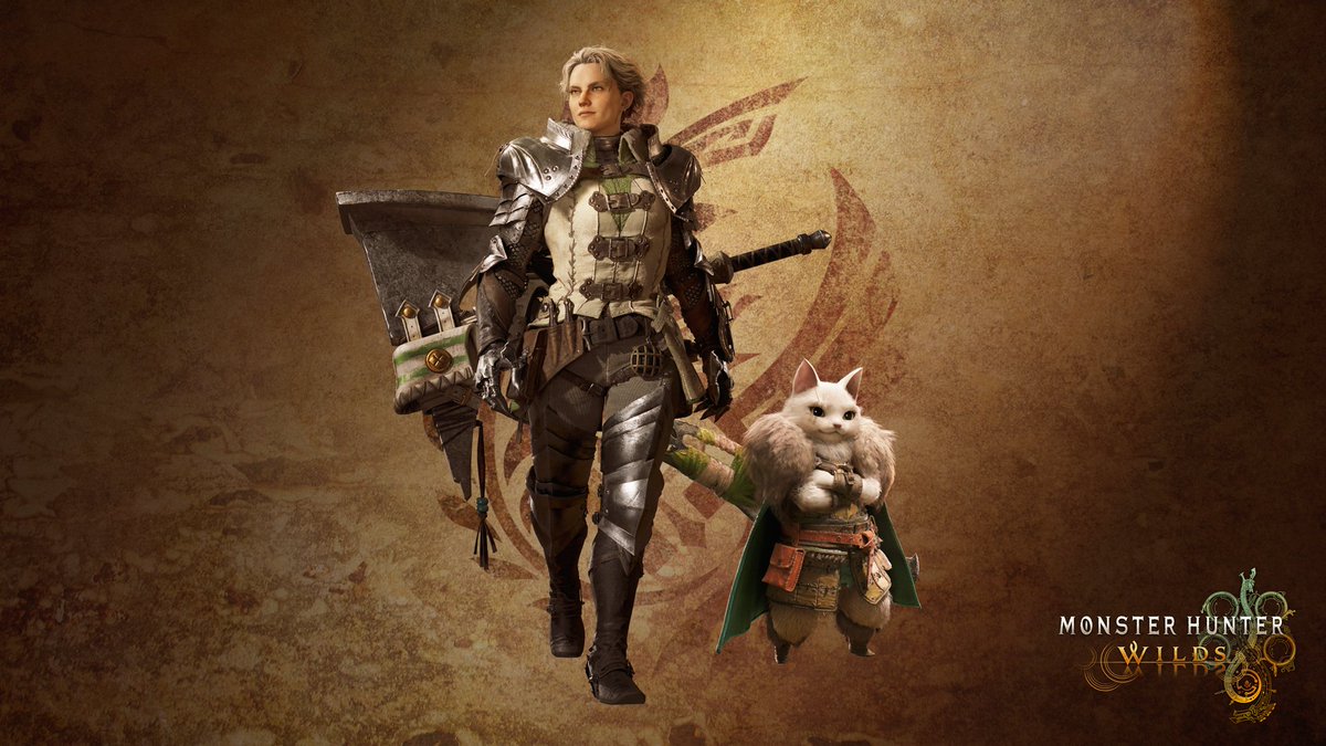 MH_Wilds's tweet photo. 【キャラクター紹介】オリヴィア＆アトス

禁足地調査隊の一員であり、
その中の小隊「星の隊」を率いる優秀なハンター。

エリック、ヴェルナーと共に特殊な依頼を請け負う筆頭グループとして活動していたが、ギルドより指名されて以降、禁足地での調査任務を継続している。

オトモアイルーのアトスは
オリヴィアをサポートする長毛種のエリートオトモ。

『#モンハンワイルズ』と『#モンハンアセンダンス』それぞれの姿をチェック！

https://t.co/ng6CvZON8L #MHWilds #MHWA