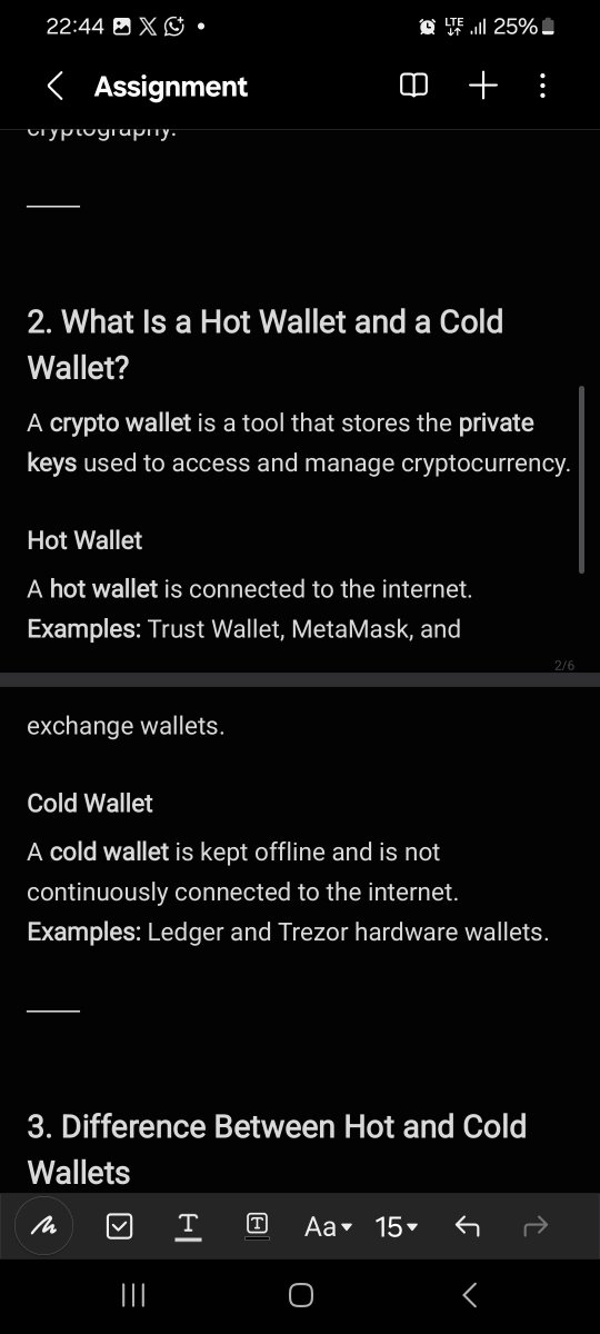 AJIBOLADEJARE's tweet photo. Assignment, for day 3
2.What is ledger
2.What is hot wallet and cold wallets 
3.Difference between hot and cold wallets
4.The first cryptocurrency before bitcoin
#CryptoWithShola https://t.co/CcHPM1KK3d