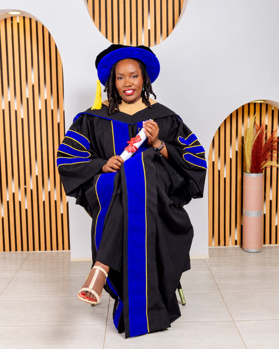 OpolloLeonard's tweet photo. Congratulations @LizzyEmongor on your graduation at @ExperienceUSIU You have  been working hard towards this day for years, and it's finally HERE! Newest Daktari in the block! 👊🏽 So proud of you.👏🏾 👏🏾👏🏾#USIUClassOf2026 #ClassOf2026 #USIUAfricaGraduation #EducationToTakeYouPlaces https://t.co/TsEzuACAA5