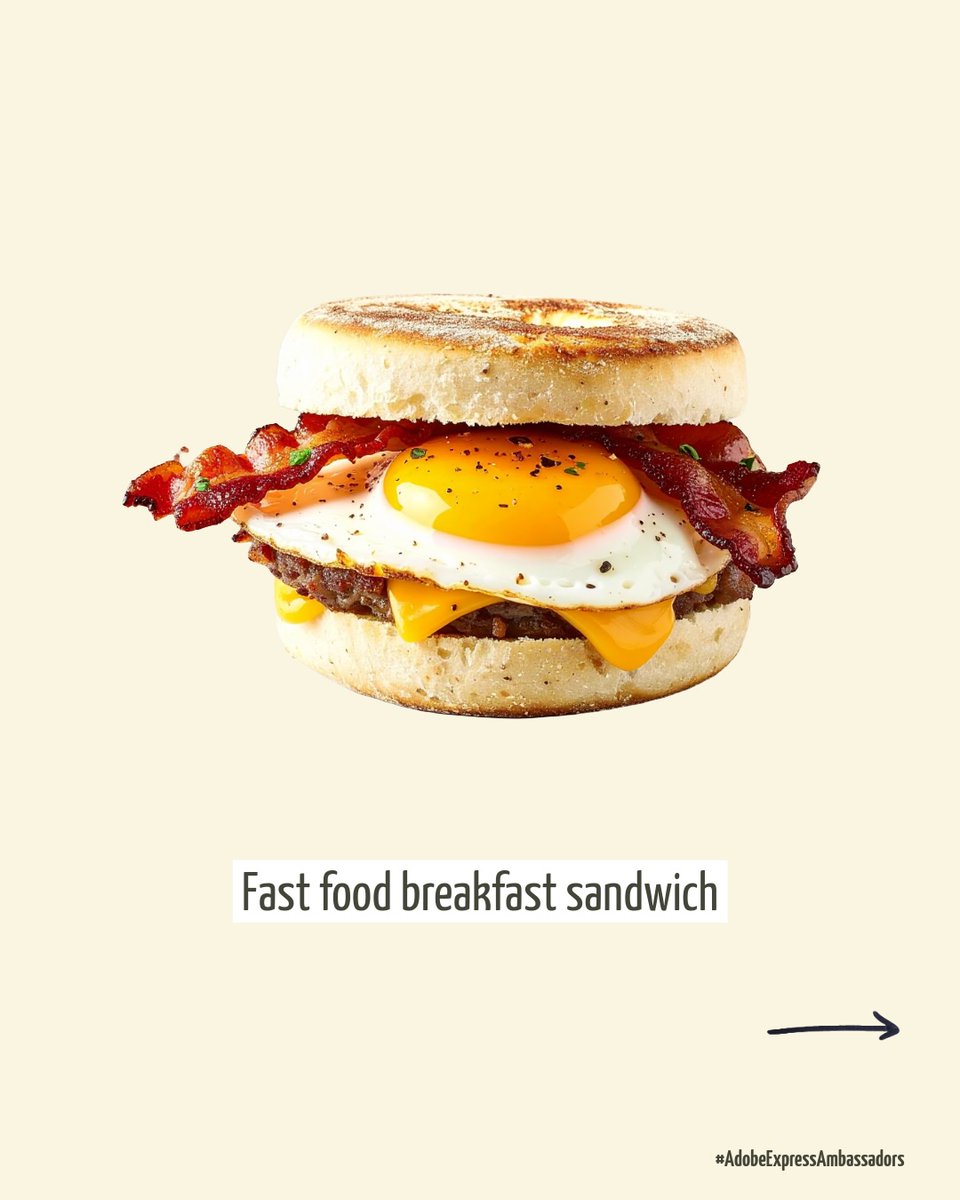 AllegraRipeudx's tweet photo. A hill I’ll die on: Homemade is better than fast food. Yes, fast food is fast—but factor in driving and peak mealtimes, and homemade may actually be quicker. Plus, you can binge-watch your favorite show while cooking. Breakfast sandwich 
French https://t.co/HZ1gZLN1xa