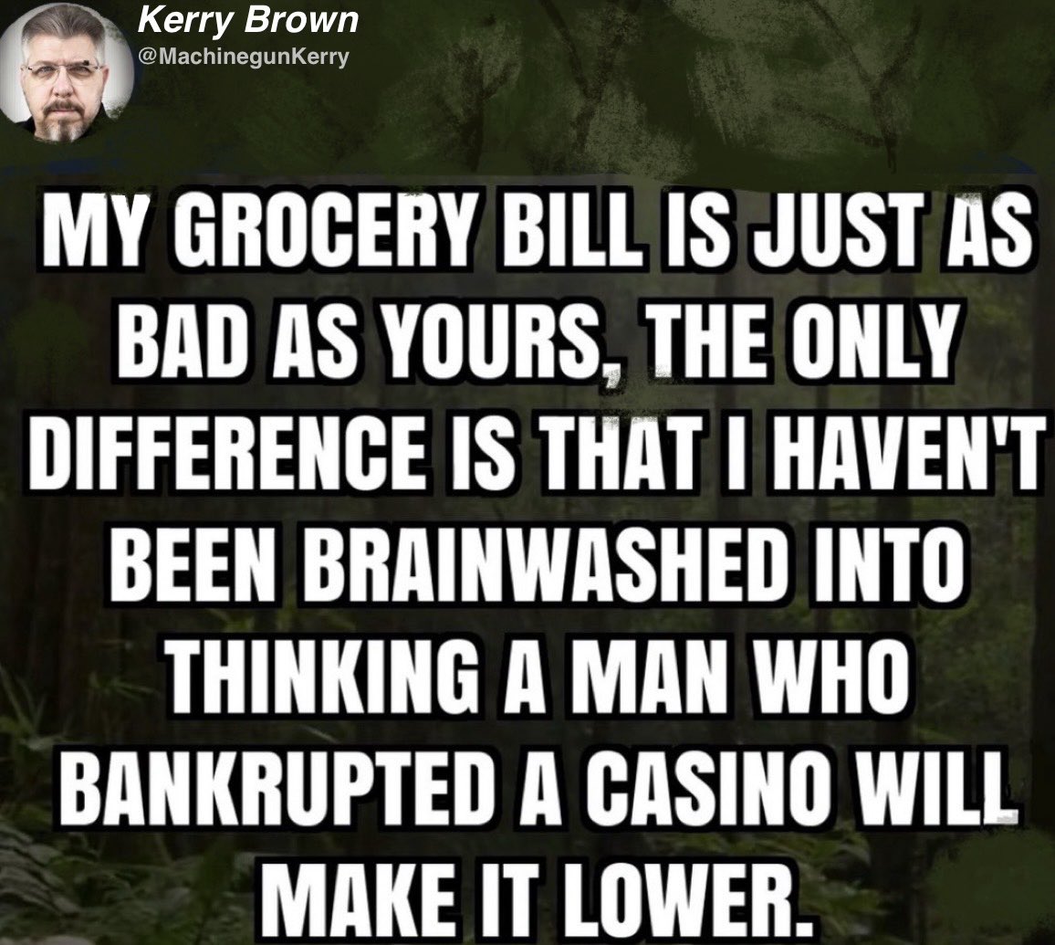 MachngunKerry's tweet photo. @TrumpLoy0 Handle the Economy!! https://t.co/W7pnUpI81Y