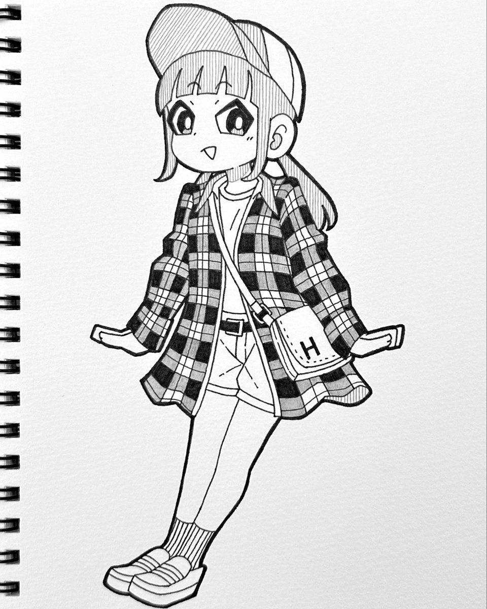 kochan_irasuto's tweet photo. おでかけハルちゃん。
#イラスト #オリジナルキャラクター https://t.co/jwBUZWRIGW