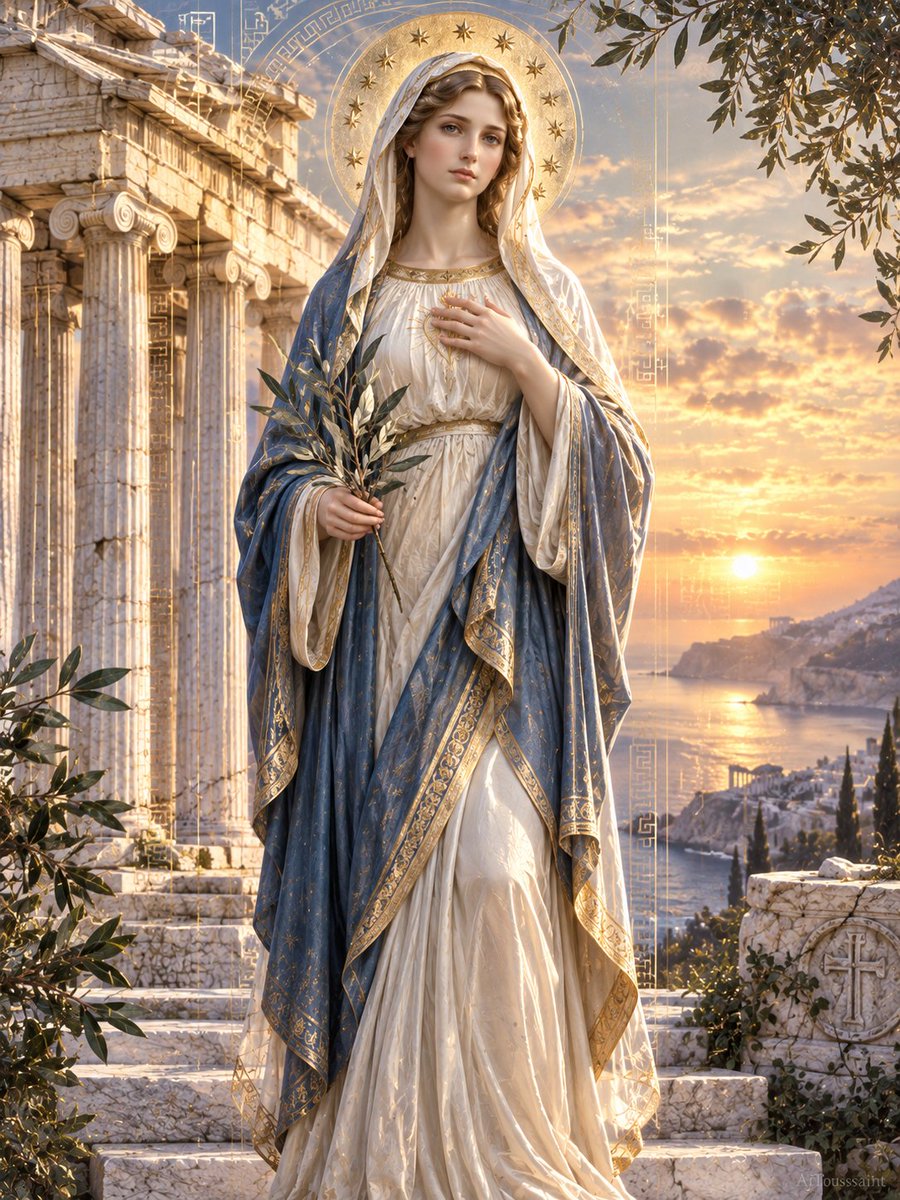 ajtoussaint's tweet photo. Χαίρε Μαρία, κεχαριτωμένη, ο Κύριος είναι μαζί σου. Ευλογημένη εσύ μεταξύ των γυναικών και ευλογημένος ο καρπός της κοιλίας σου, ο Ιησούς. 
Αγία Μαρία, Μητέρα του Θεού, προσευχήσου για εμάς τους αμαρτωλούς τώρα και στην ώρα του θανάτου μας. 
Αμήν. https://t.co/1Wm5PXPlnI