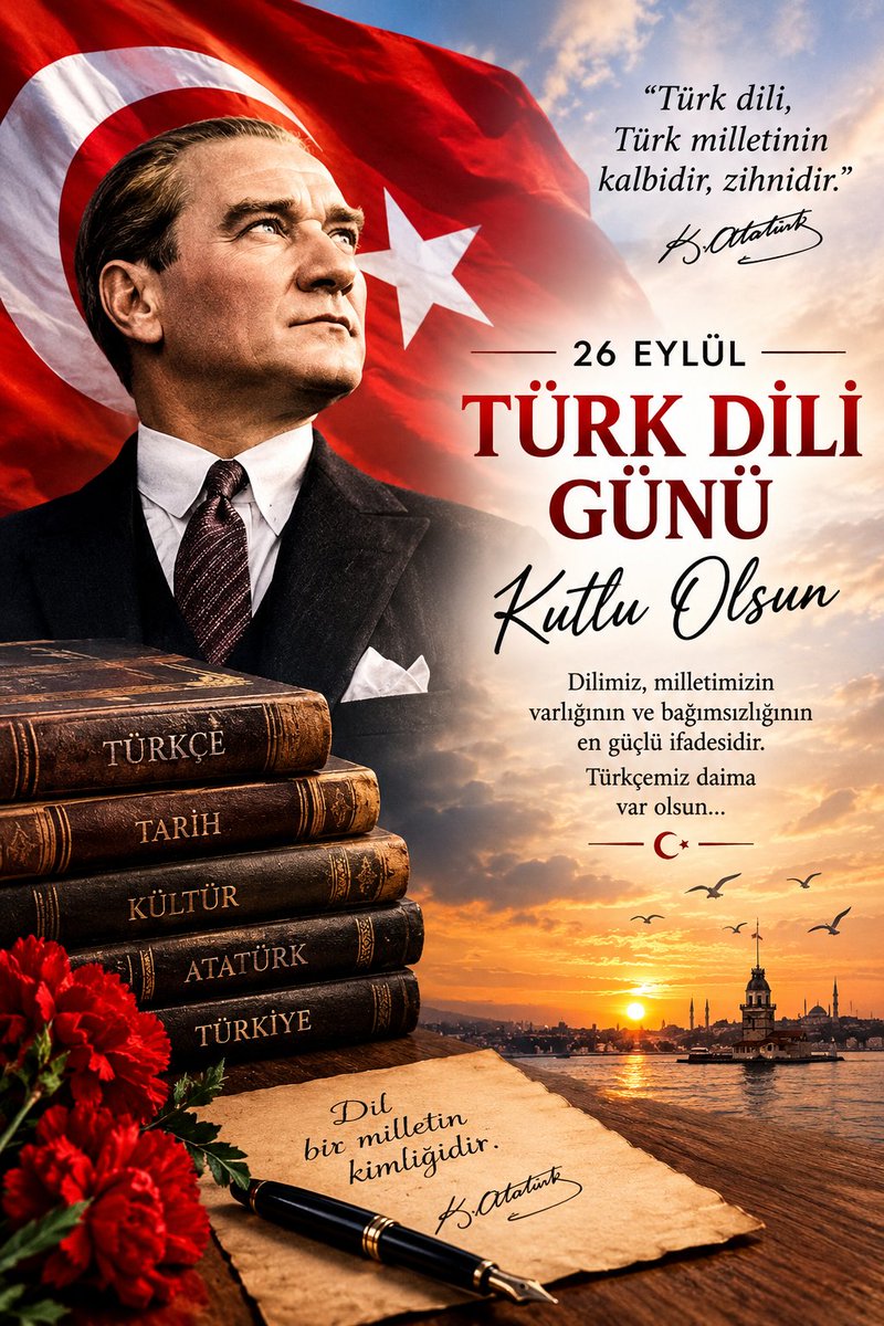 Nuray90023's tweet photo. 🇹🇷🇹🇷🇹🇷🇹🇷🦅𐱅𐰇𐰼𐰰🦅🇹🇷🇹🇷🇹🇷🇹🇷
"TÜRK olmanın ve TÜRK milletine bağlılıgın ön koşulunun, TÜRK'ÇE konuşmak olduğunu
bilmeliyiz"
#NE #MUTLU #TÜRKÜM #DİYENE
🇹🇷T🇹🇷Ü🇹🇷R🇹🇷K🇹🇷Ü🇹🇷M🇹🇷 https://t.co/8Nfehq98GT