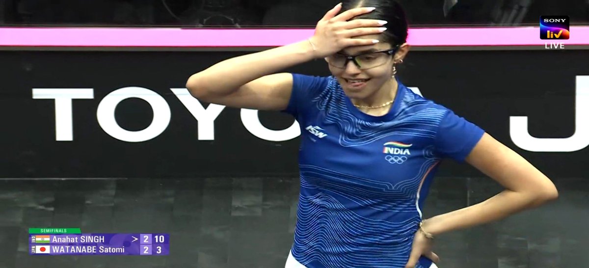 SportsArena1234's tweet photo. 🚨 STOP THE PRESS, PLEASE 🚨

🔥🔥 18-YR-OLD &amp; WHAT AN ABSOLUTE MENTALITY MONSTER SHE IS 🔥🔥🔥🔥🇮🇳

A GOATED COMEBACK FROM 0-2 BEHIND &amp; 8-10 DOWN TO WIN 3-2 vs WORLD NO. 6

Made the home crowd cry !!! What an absolute beast she is! 

WILL FIGHT FOR GOLD &amp; LA28 OLYMPICS QUOTA NOW https://t.co/vH9bpAVn4x