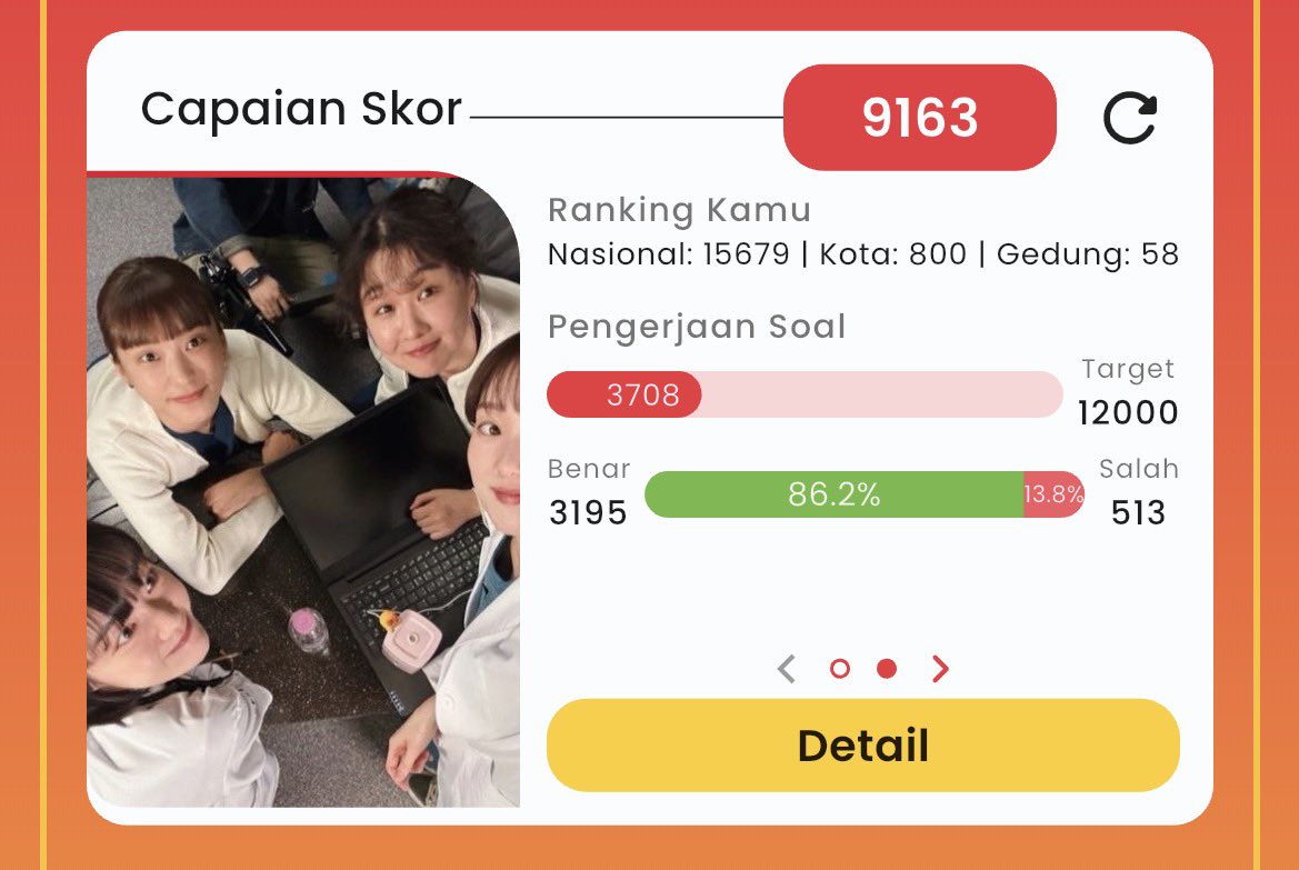 tiktact0e's tweet photo. baru tobk 2 paket + racing udah turun jadi 86,2%…anjir h- berapa hari tka kok masih tolol ya 🤣🤣🤣 https://t.co/7J4RVZ9NSS
