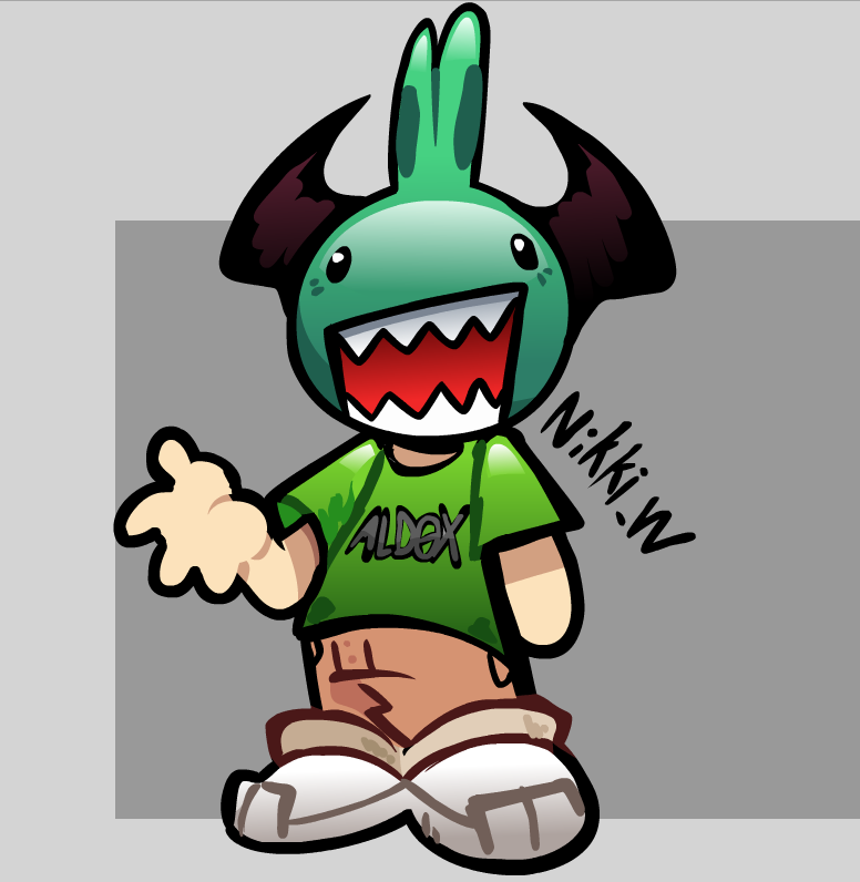 Nikki_SlimJim's tweet photo. did a little drawing of @Ald0xAlt https://t.co/j0j1JFddya