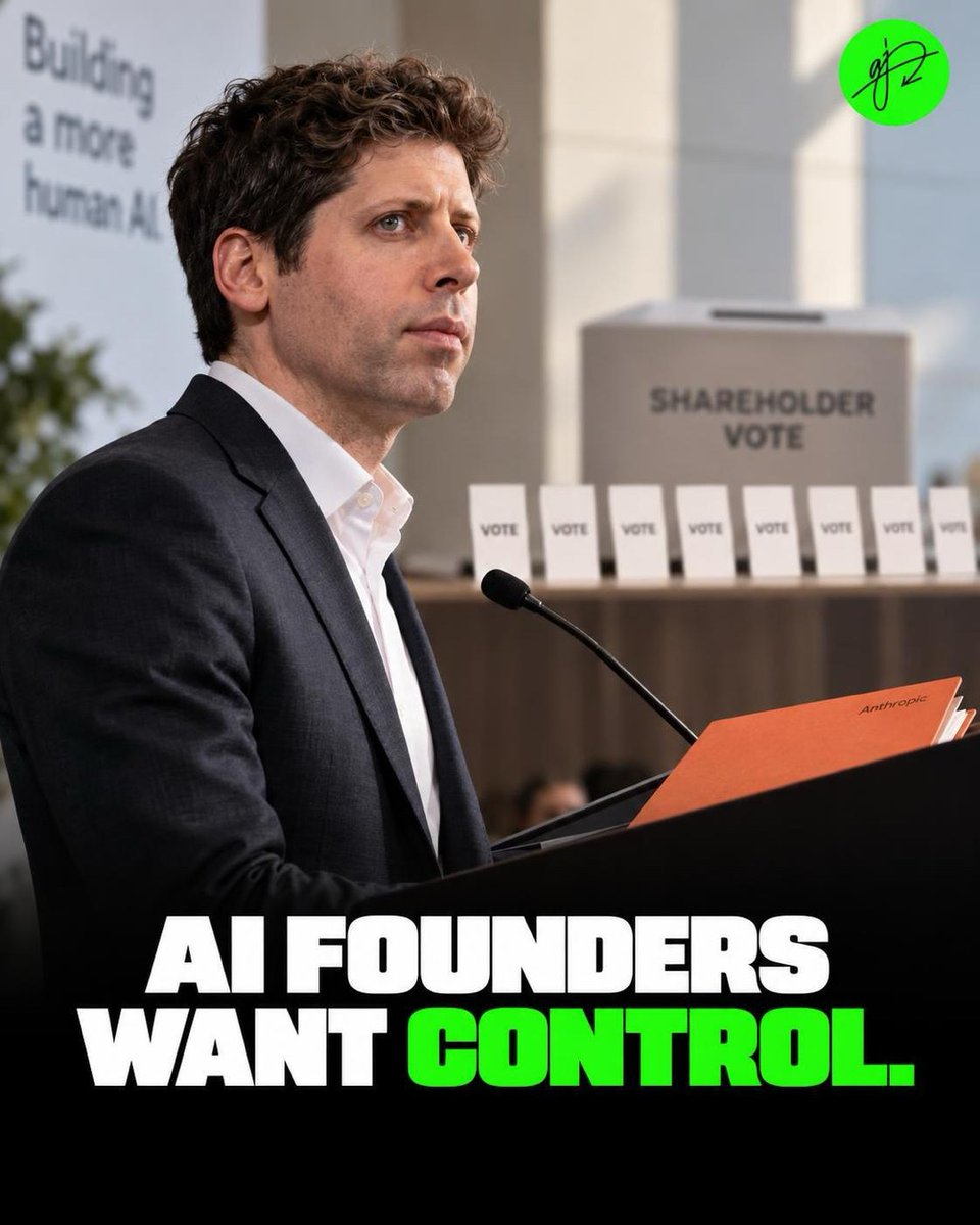 ajunais's tweet photo. Anthropic’s reported 50.1% founder voting-control push is bigger than IPO mechanics.

In AI, governance is becoming brand strategy.

The real trust signal is not the demo. It is who controls the company when safety, capital and speed collide.

https://t.co/XlCweMf6Pq https://t.co/YIxOKVRa9Y