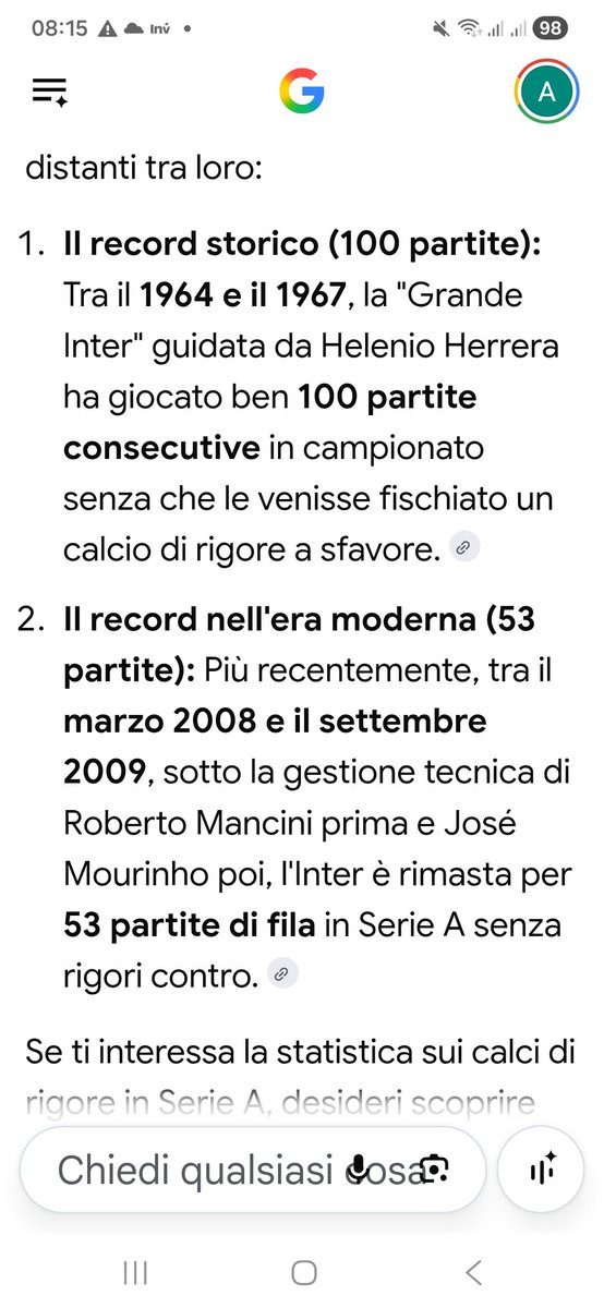 AntonelloAng's tweet photo. Quale squadra detiene il record di partite senza rigori contro nella storia del campionato italiano di calcio? Facile dai.... https://t.co/SoWbZR5R5o