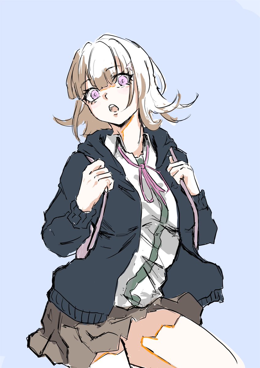 Kajichuuu's tweet photo. #ダンガンロンパ　#Danganronpa #七海千秋 https://t.co/A71z2QoG8M