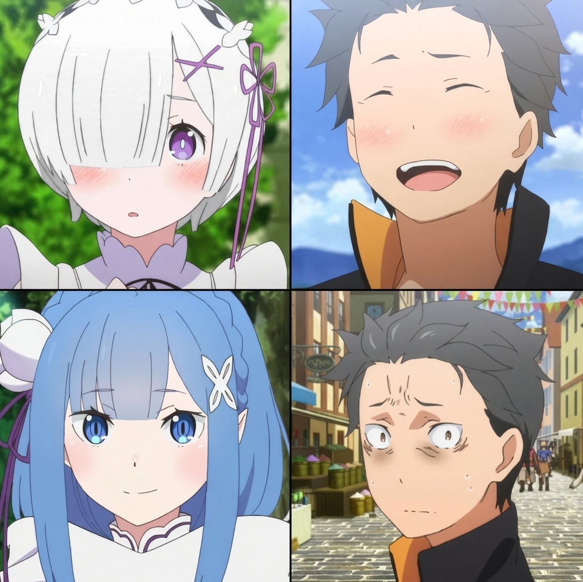 Animefan_Cat's tweet photo. レムの銀髪はすごーく似合ってるけどエミリアたんの青髪は違和感ありすぎる件 https://t.co/5UB2SEIwn3
