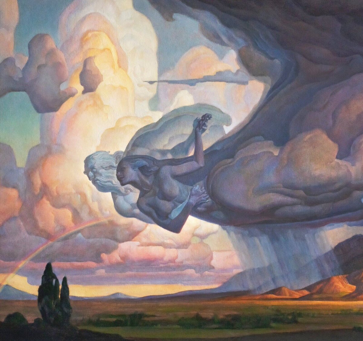 ArchetypeVision's tweet photo. Dance of the Wind and Storm by Thomas Blackshear, 1996 https://t.co/ebNdahXvFM