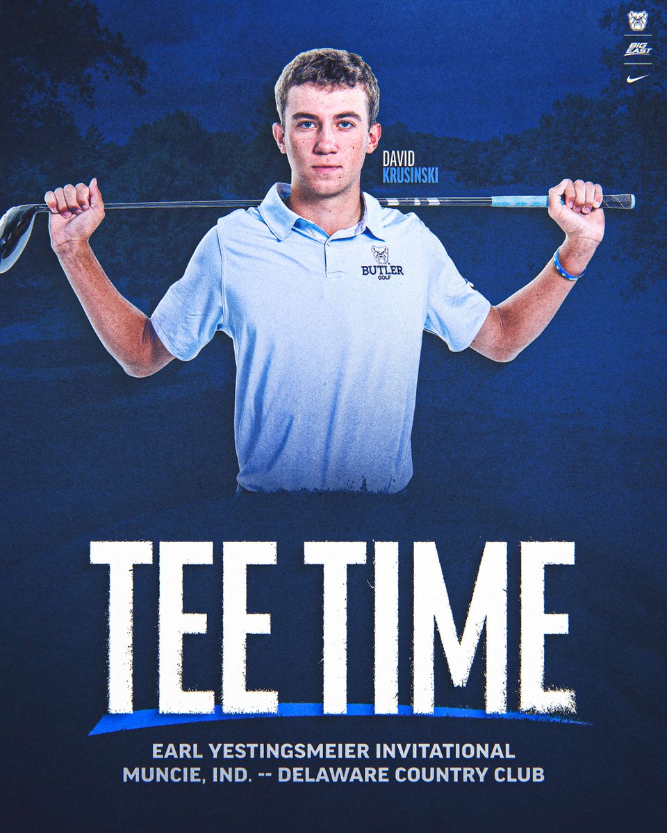 ButlerUGolf's tweet photo. Tee Time 🐶⛳

🗓️ September 26-27
🆚 Earl Yestingsmeier Invitational
📍Delaware CC (Muncie, IN)
📊 https://t.co/g7bzP2myXk https://t.co/gsJNGftbSZ