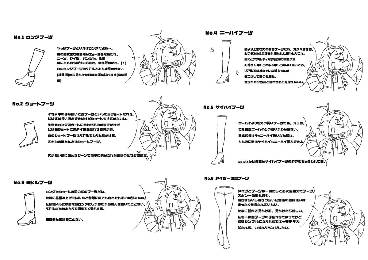 46boots's tweet photo. ブーツ評価(ブーツ丈)まとめ https://t.co/qvUWaCUefO