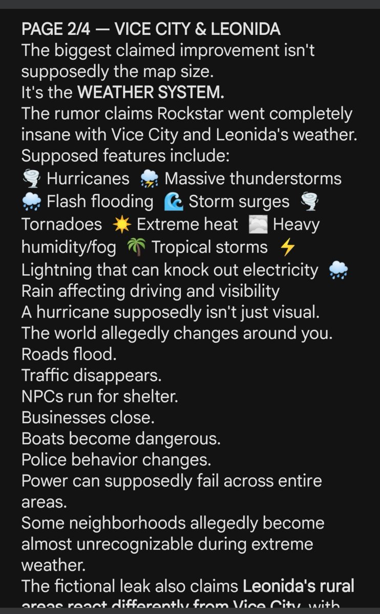 CJJRRM01's tweet photo. NEW GTA 6 LEAK INFORMATION ...
#GTAVI #GTA6 https://t.co/XADwFuLpDL