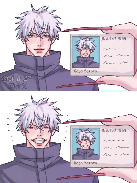 ei_a_27's tweet photo. EHEE~ RIGHT BACK ATCHA! ✨
#jujutsukaisen #gojo https://t.co/4zXXQqElb1