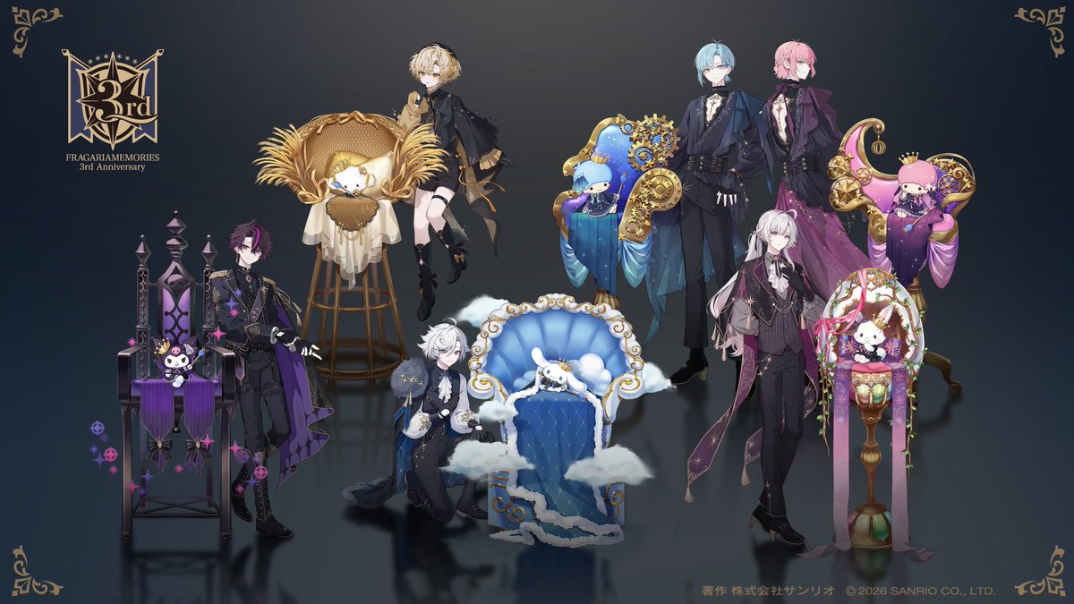 fragaria_sanrio's tweet photo. ─✦₊⁺
#フラガリアメモリーズ
   　3rd Anniversary
　　〜Ever Luster〜
　　　　　　　　　✦₊⁺─

BLUE BOUQUET
新ビジュアル公開👑

✦3rd Anniversary Gallery✦
🔗https://t.co/GyEAUVZujz

#フラメモ3周年
#フラメモ https://t.co/P6HeAdn8JR