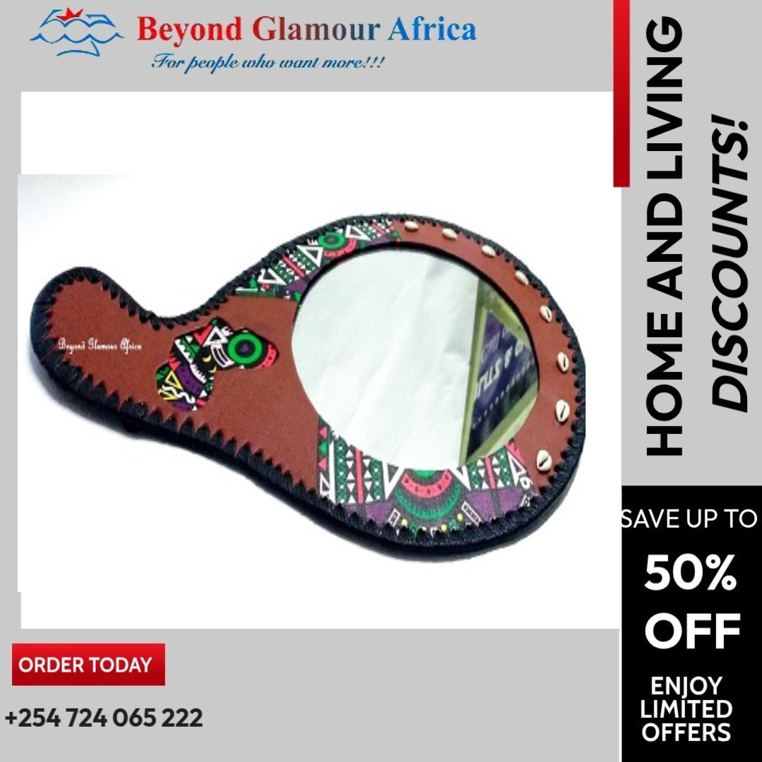 BeyondGlamour_'s tweet photo. A customized flowered calabash leather mirror , durable best for home décor.
#bags #african #newmonth #newgoals #beyondglamourafrica #september #vintagestyle #bracelets #fashion #trendy #totebag #homeandlivingdiscounts https://t.co/C6umKJzruV