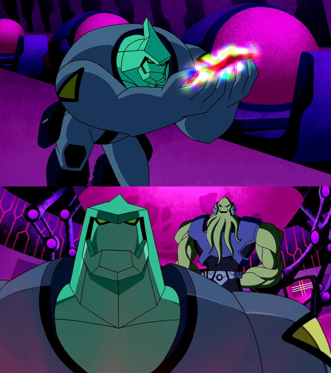 BenTenNews's tweet photo. The same scene in Ben 10 (2005) and in Alien Force https://t.co/uFBwik3yKQ