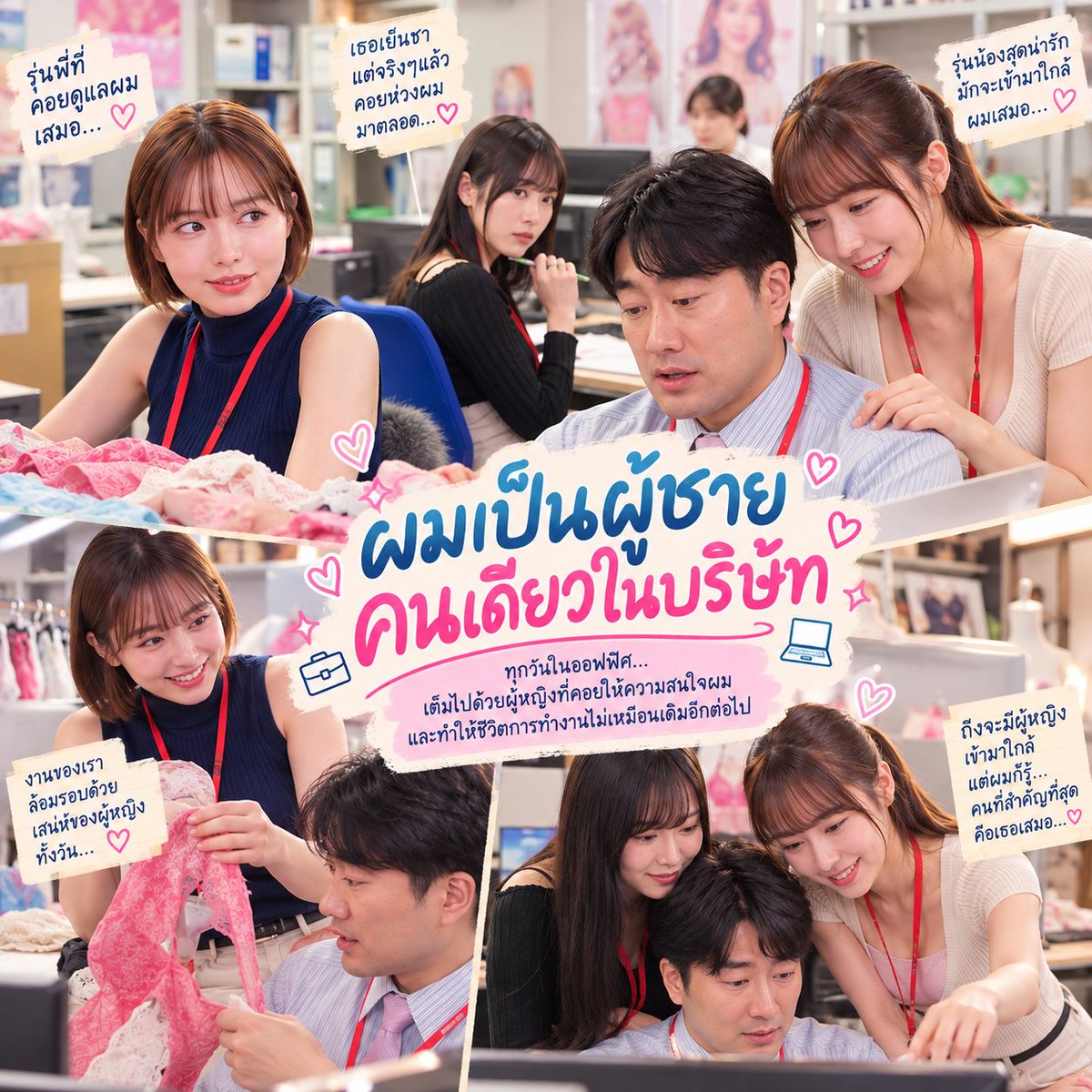 HaPhimphim41362's tweet photo. 🔥หน้าปก:  ผมเป็นผู้ชายคนเดียวในบริษัท ที่บริษัทชุดชั้นในซึ่งมีแต่ผู้หญิง หัวหน้าสาวสวยที่เด่นที่สุดและแรงปรารถนาสูงรีดผมทุกวัน จนโดนลวนลามไม่เว้นวัน
🔥นักแสดง: โอกุริ มิซาโอะ (小栗操)
#ROYD245 #ดูฟรี #AV #CLUB24 https://t.co/draGIzp3U0