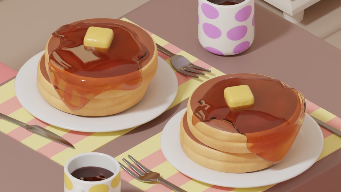 Rikorikkobbb's tweet photo. 🥞❤
＃Blender ＃b3d ＃3DCG https://t.co/CE0WlSAQMn