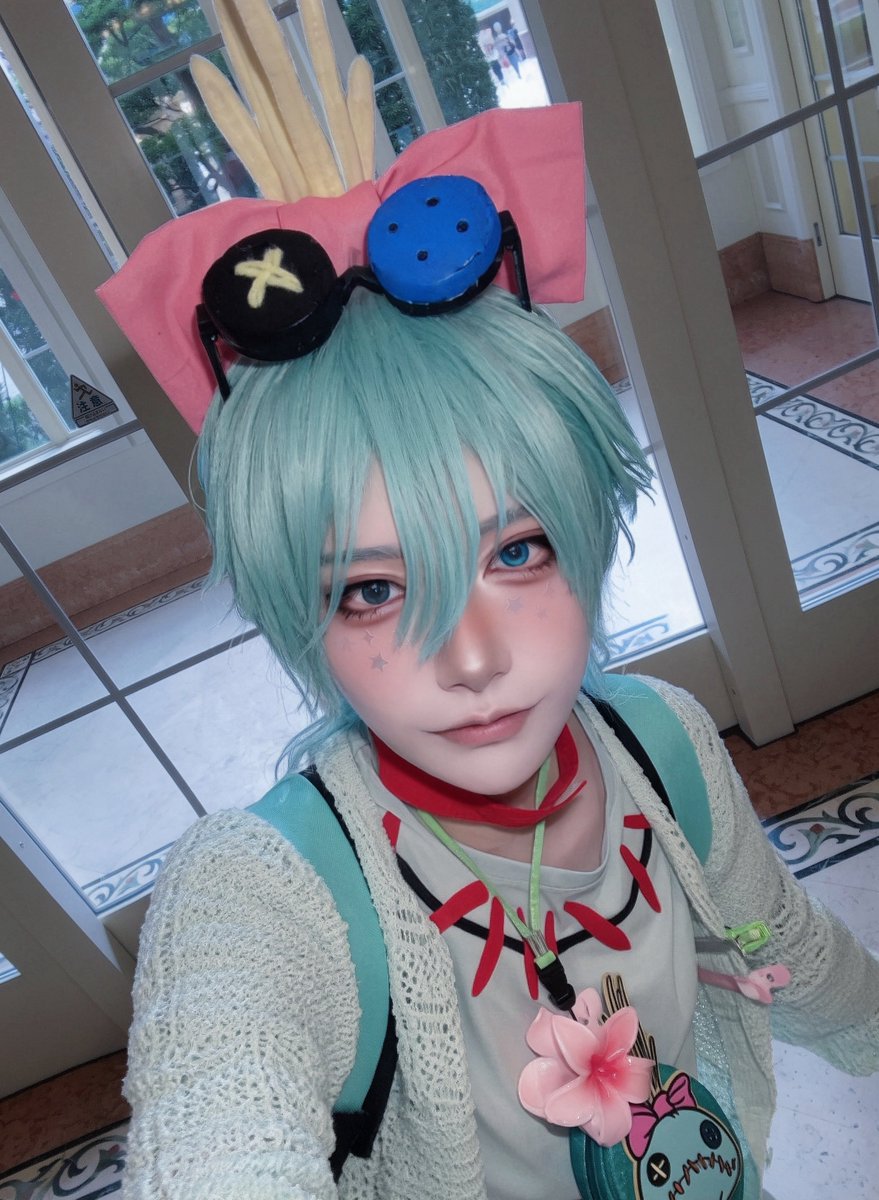 k00_desu's tweet photo. ※擬人化
初仮装はスクランプでした〜‼️
ハモカラでぎゅ〜ってポーズいっぱいしてくれて世界平和でした🥲🙏

 #Dハロ仮装
 #Dハロ仮装2026 https://t.co/5XoSGbO2Lm