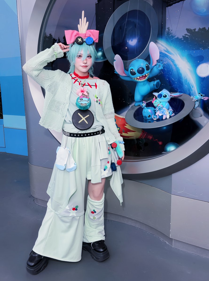k00_desu's tweet photo. ※擬人化
初仮装はスクランプでした〜‼️
ハモカラでぎゅ〜ってポーズいっぱいしてくれて世界平和でした🥲🙏

 #Dハロ仮装
 #Dハロ仮装2026 https://t.co/5XoSGbO2Lm