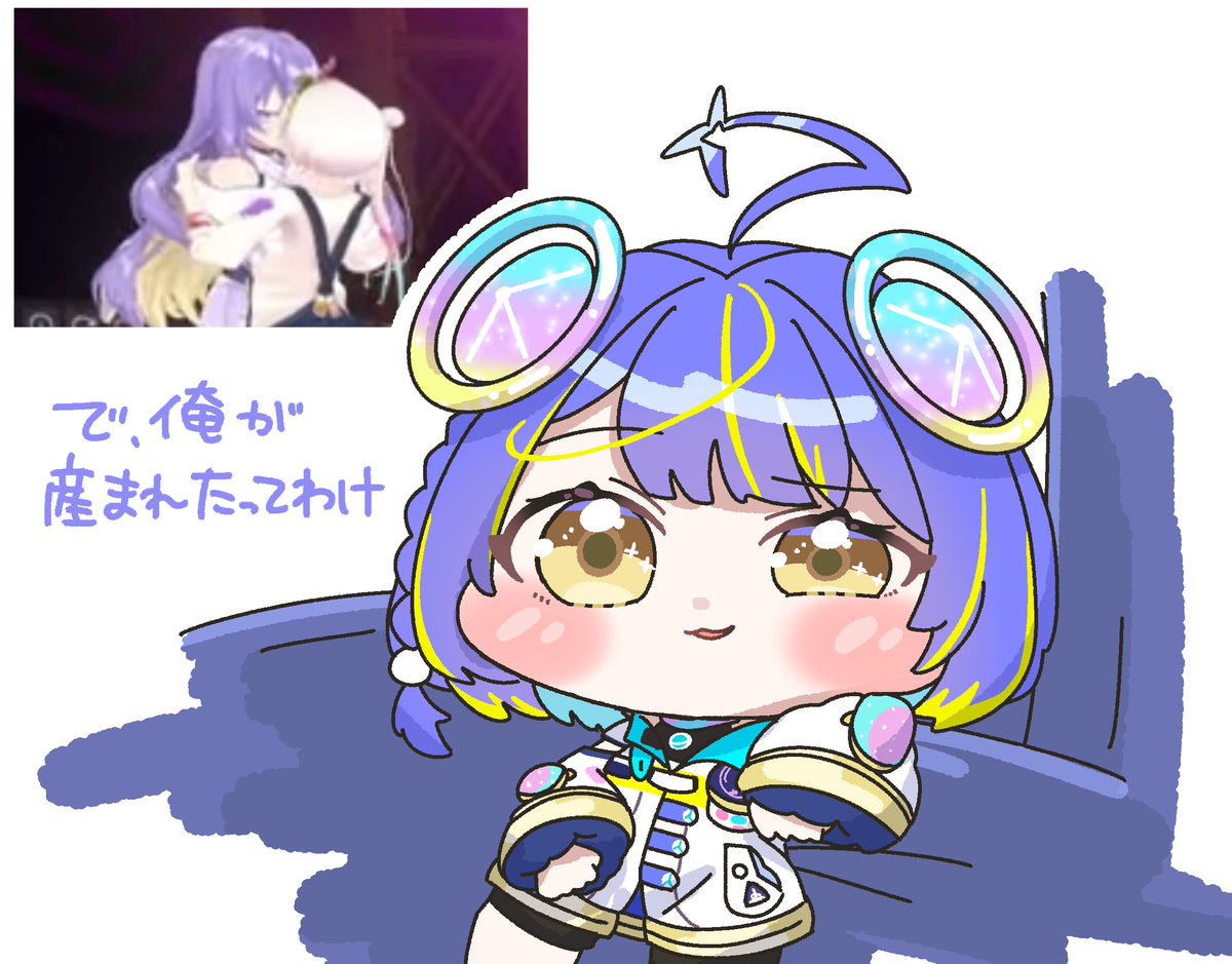 suzunami_illust's tweet photo. 改めてデビューおめでとう🎉✨ https://t.co/HEn9uHowJf