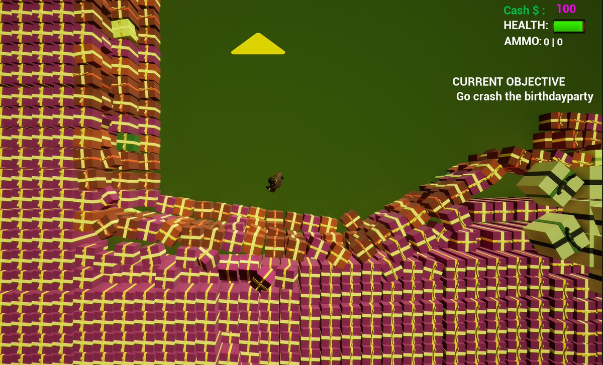puffpasswear's tweet photo. POV: You just crashed the birthday party and it is absolute gift-mania in here. 🎁 #gamedev #indiegame https://t.co/nsxqnhcXs0