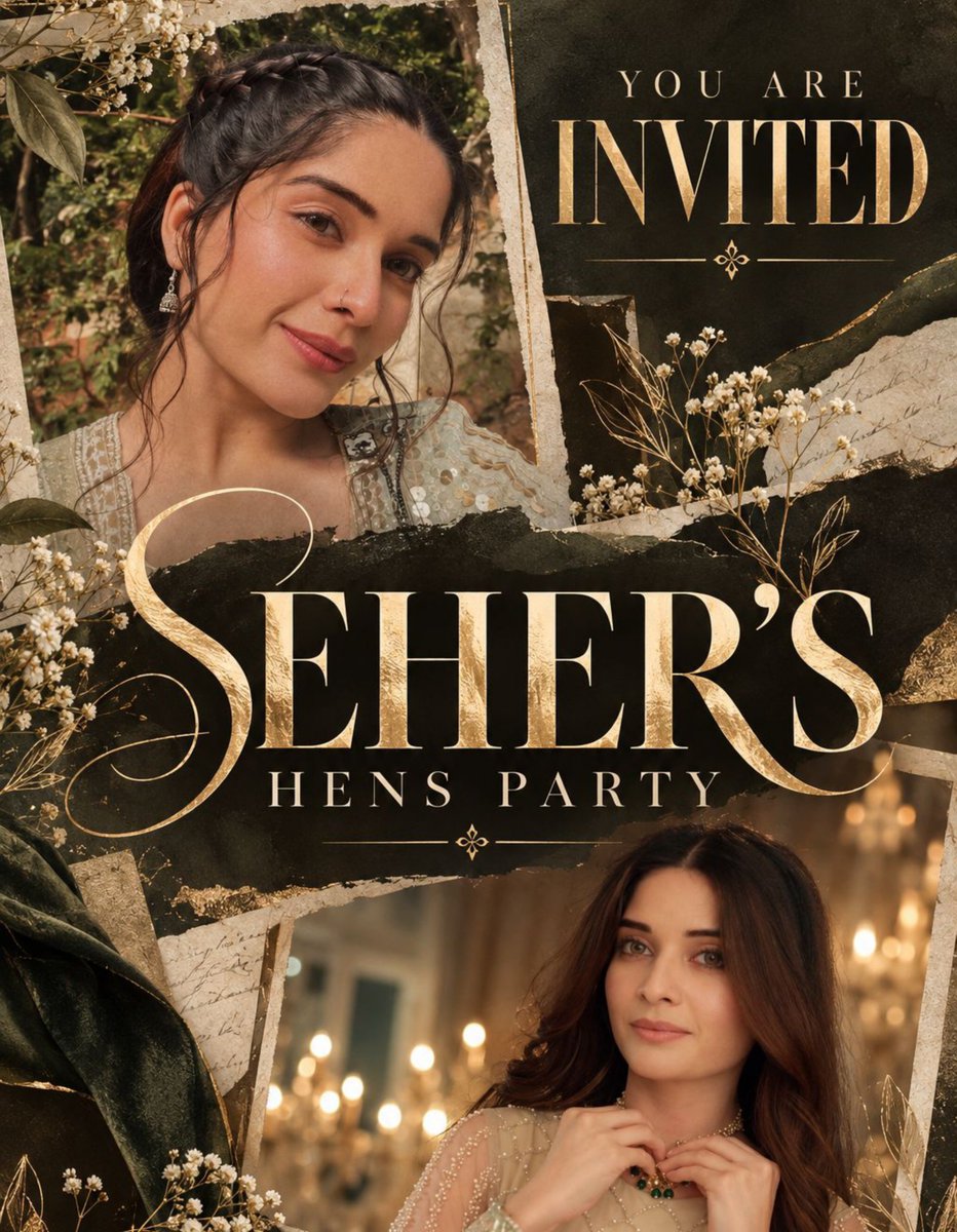 SeherBaigFC's tweet photo. ACTIVITY 🚨
Seher's HENS PARTY 💃
{ A Thread 🧵}

THE LADKIWALE ARE READY, THE BRIDE IS GLOWING AND THE PARTY HAS OFFICIALLY BEGUN! 💃🏻💍

#SeherHoneKoHai #BhavikaSharma #DrSeherBaig https://t.co/5cy8XE26j3