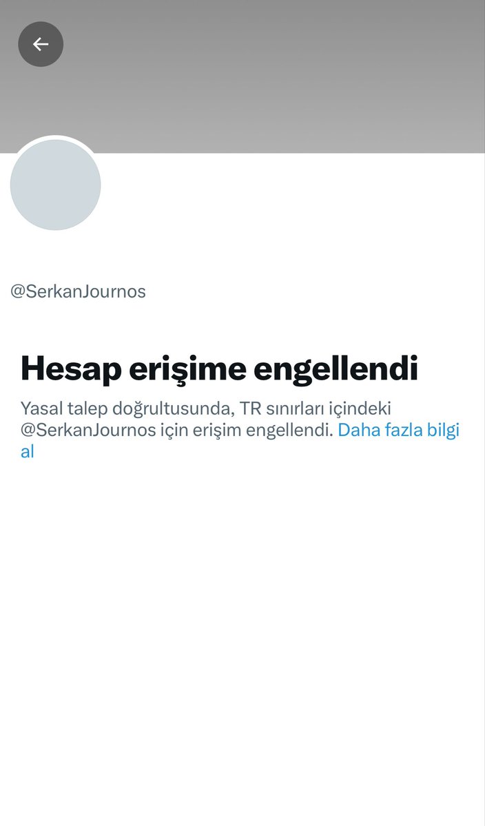 serkanjournos2's tweet photo. X hesabım (@SerkanJournos ) bu sabah itibari ile erişime engellendi. Bu hesapta yolumuza devam edeceğiz takip edip destek olalım lütfen (@serkanjournos2) https://t.co/lP174CrWie