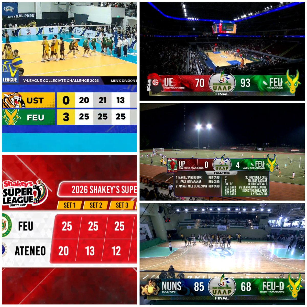 chamFEUnTams's tweet photo. What a day for the TAMARAWS!🔰🤘

Congratulations Green &amp; Gold!

#BeBrave #WeChargeOn
#ShakeysSuperLeague
#VLeague2026
#UAAPSeason89
#ForEveryoneUAAP https://t.co/wxtKwuoz89