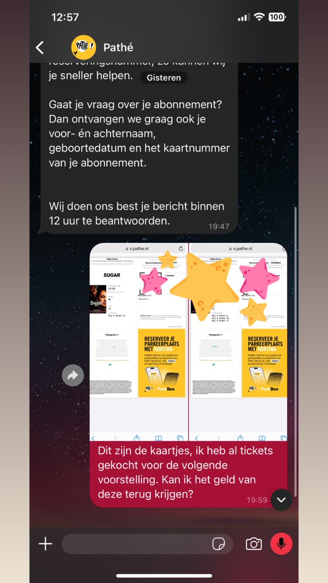 Juaquerah's tweet photo. @Pathenederland Had ik gedaan maar nog geen antwoord erop.. https://t.co/X8x7vXtC1E