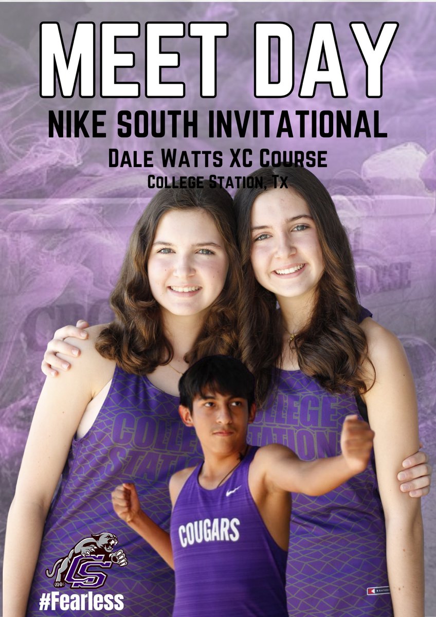 CSHS_Distance's tweet photo. 🏁RACE DAY🏁

It’s the BEST day of the week‼️

🆚Nike South Invitational
📍Dale Watts XC Course
📊 https://t.co/cjQNvQ1iid

#FearLess https://t.co/QcBtePJLiC