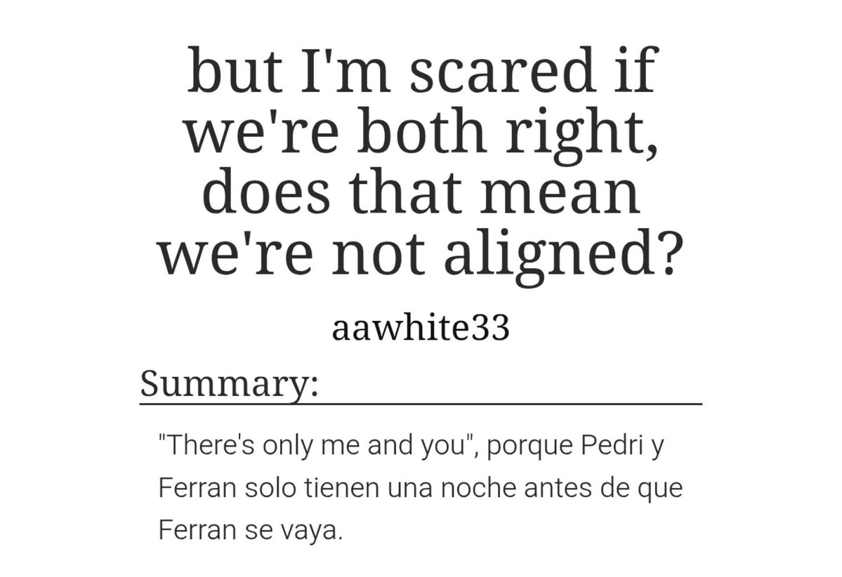fedrionthebrain's tweet photo. OS #fedri basado en una de las canciones más bonitas y agridulces del mundo
—Alex
https://t.co/bgVkWEOzop https://t.co/e3SzMQrYug