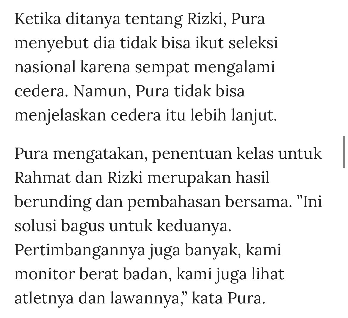 slayyiii's tweet photo. Mungkin ada yang belum tau, dari dulu Rizki sama Rahmat ada beberapa “slek” ya, nggak berani ngomong lebih lanjut tapi emang ada beberapa rumor… No doubt 22nya jago tapi semoga proses seleksi internalnya adil ✅ https://t.co/BHIHWYaYlz