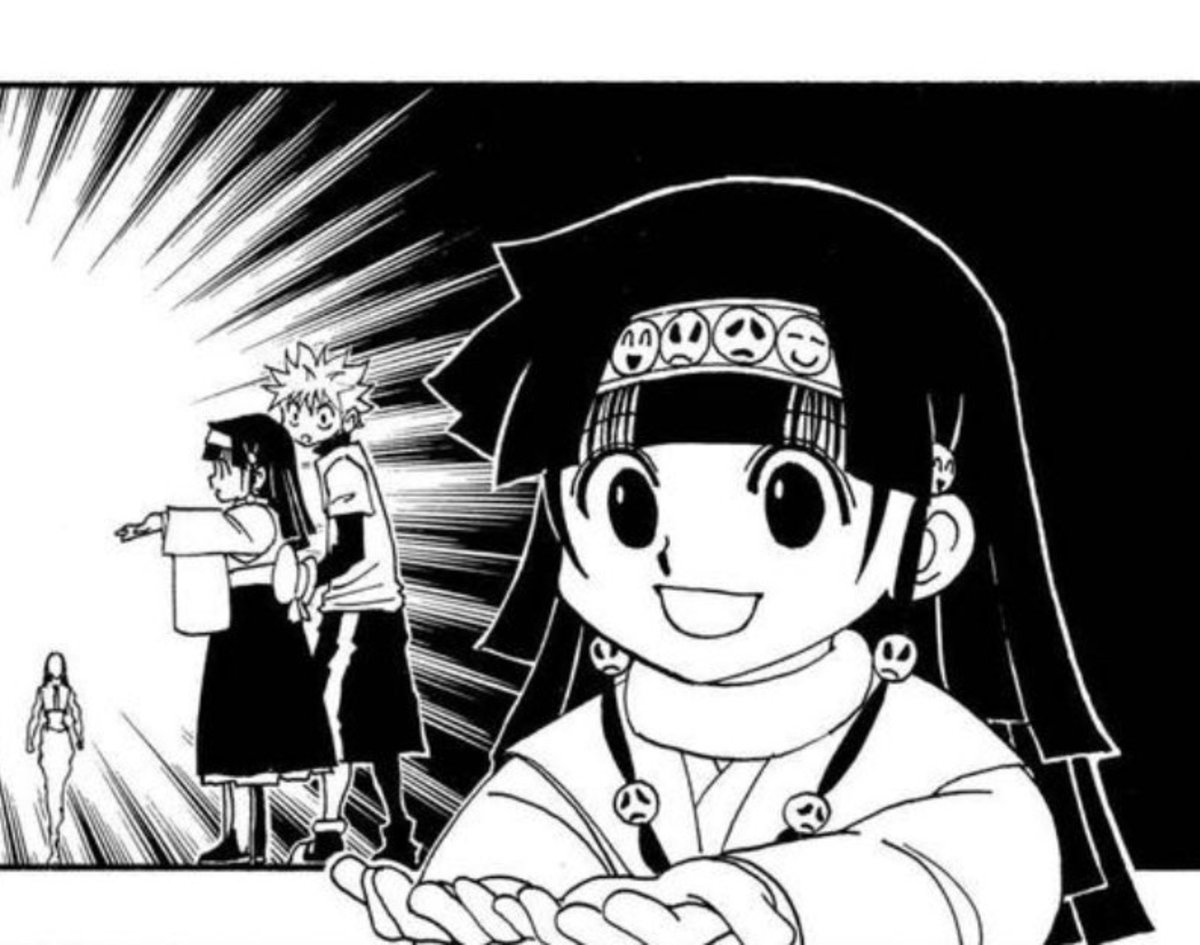 musicalmanz's tweet photo. The progressive moefication of hxh characters the more they're drawn actually makes me scared for Alluka's potential comeback bc I fear if she gets any moer she might explode https://t.co/AxGsj8oF2C