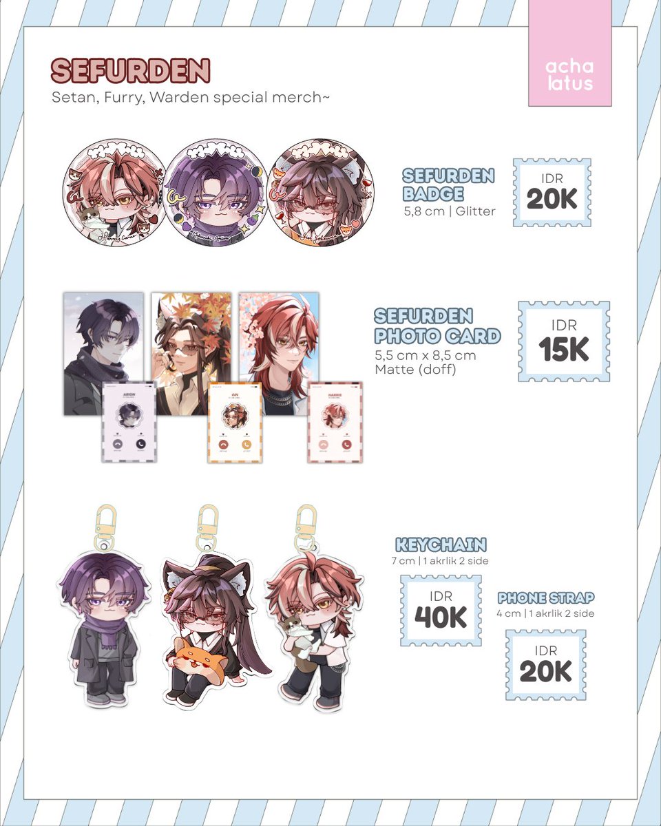 acha_latus's tweet photo. (1/4) 🩷 &amp; 🔁are very appreciated! 
Achalatus's CF23 Pre Order 2 + GA✨
⌛️26 Sep-6 Okt 2026
🛍️ Pick Up &amp; Mail

Fandom: Frieren: After The End, HSR, Zenless Zone Zero, Genshin Impact, Sefurden

‼️Booth No. X-24A

📨 DM for More information 

#comifuro23 #comifuro23catalogue #CF23 https://t.co/l1kmrG6PV5
