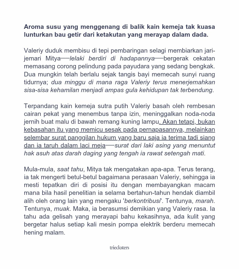 triecksters's tweet photo. #mitval fic .

❛ Semua bisa Mitya beri untuk Valeriy. ❜
── age gap . mitya x interseks valeriy . 

© duna https://t.co/HB0AvF06Bc