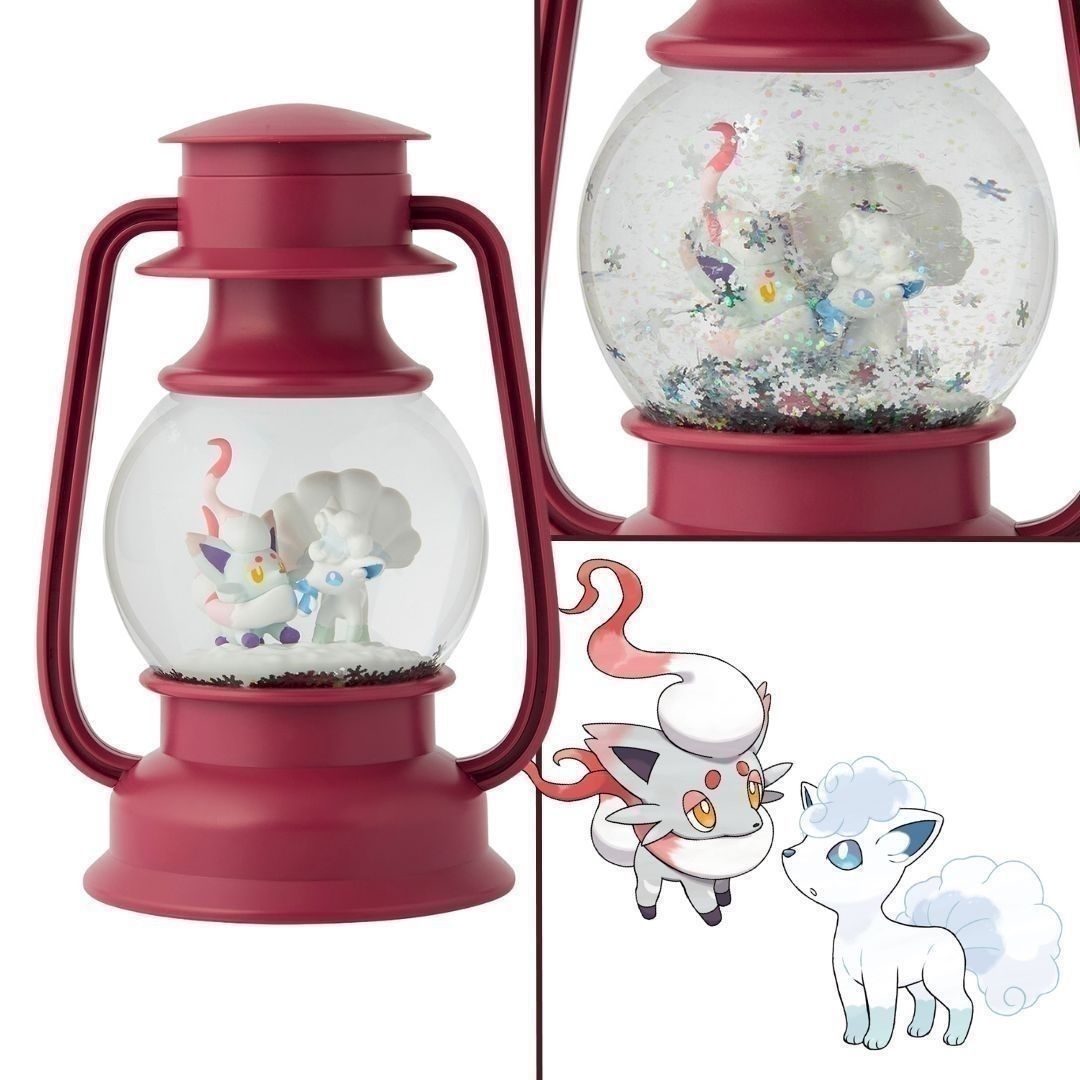 mecchaJP's tweet photo. ❄️ A tiny snowy world with Alolan Vulpix &amp; Hisuian Zorua! 🩵 
Pokémon Snowy Gathering - Lantern Style Ornament ✨ Check it out at the link below!
🛑https://t.co/pf9W7WyWep

#Pokemon #AlolanVulpix #HisuianZorua https://t.co/La3YKfae1z