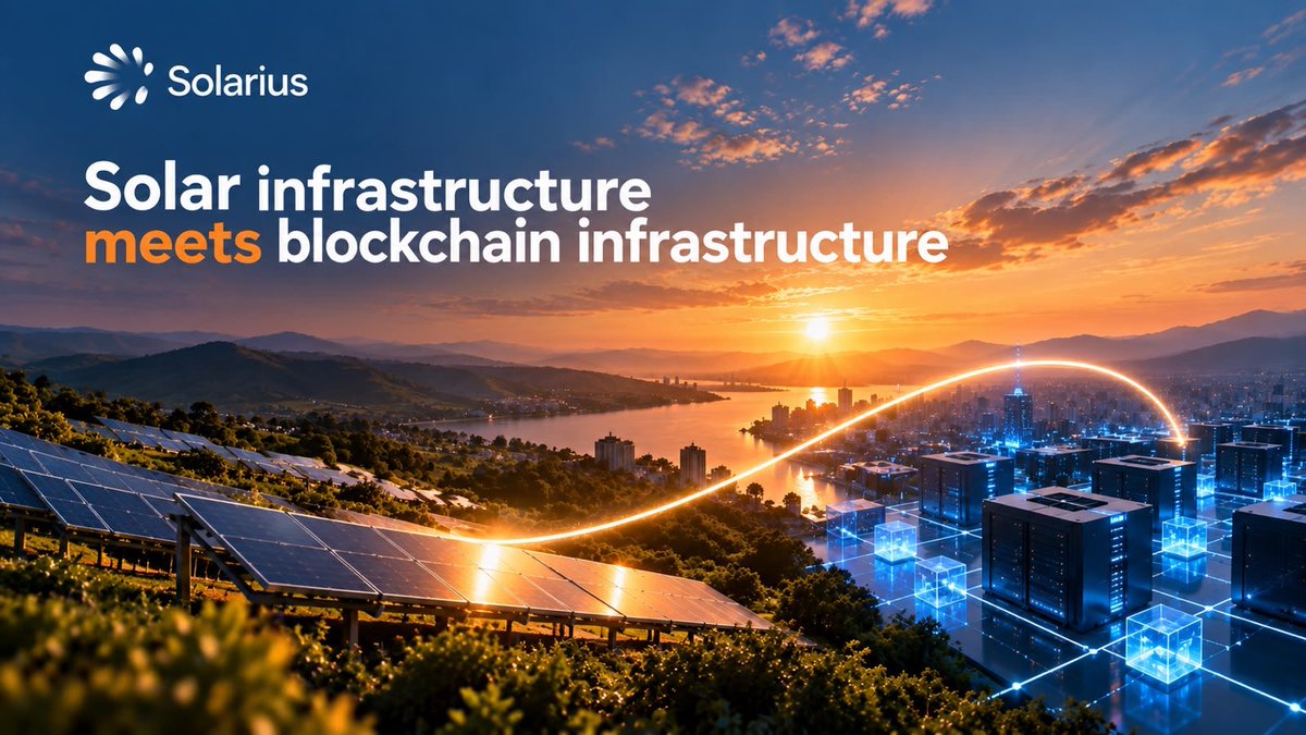 solarious_us's tweet photo. Solar infrastructure meets blockchain infrastructure

Two industries that usually live in completely different worlds

Solarious is connecting them into one ecosystem ☀️

Real world renewable energy
Onchain infrastructure
One ecosystem https://t.co/BbhnkZ0jkP