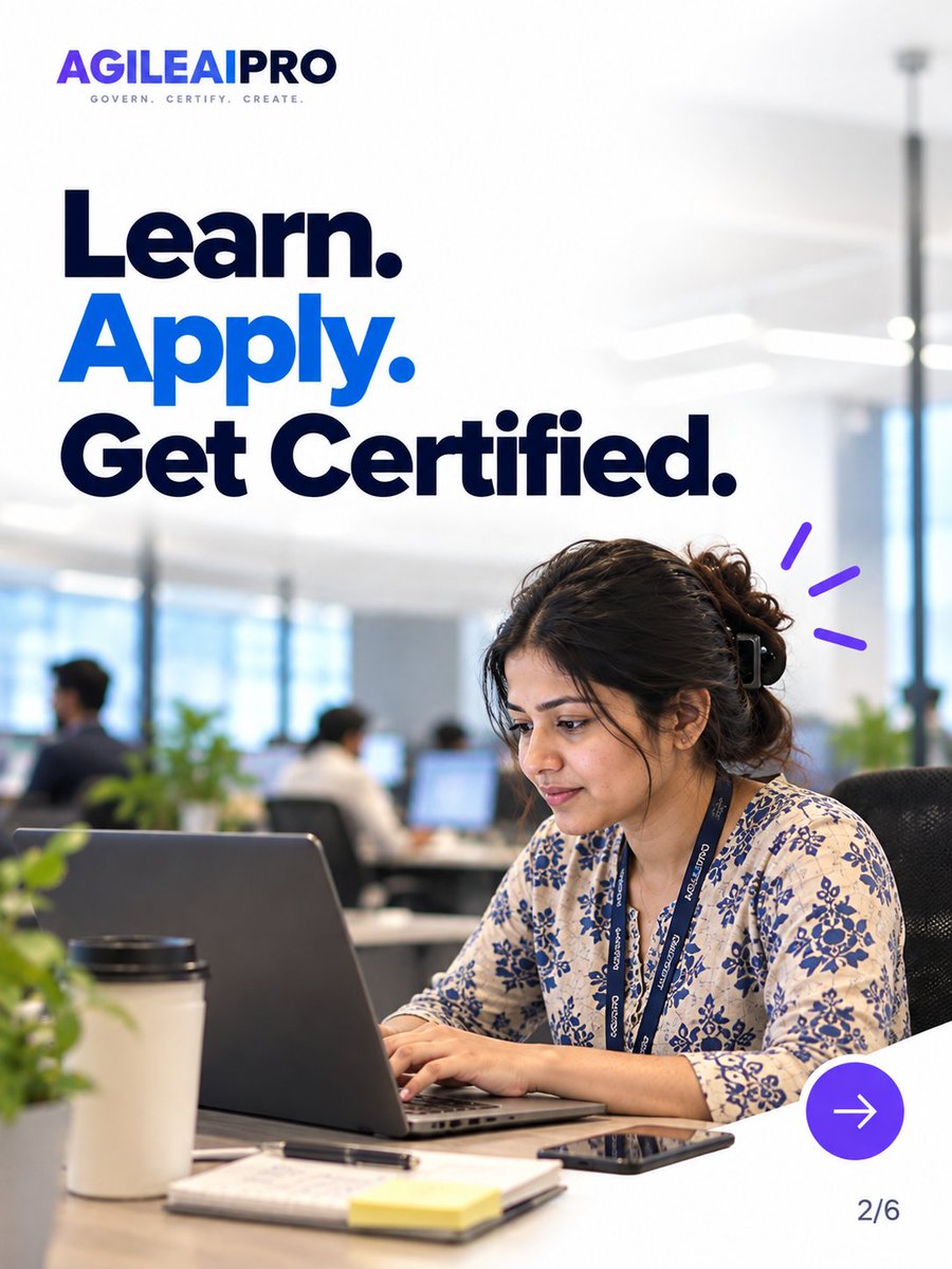 agileaipro's tweet photo. AgileAiPro certifications are built for people who want to apply AI in real work — not just understand the theory.
Explore AgileAiPro certifications → https://t.co/VqM0PwmT0M
#AgileAiPro #AICertification #AIProfessionals #AILeadership #AITraining #FutureOfWork https://t.co/5KR0FKtaDo
