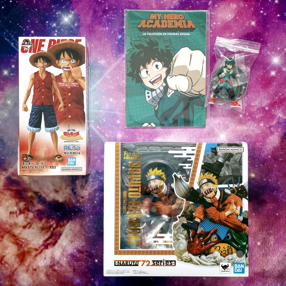 vicdbz's tweet photo. Más figureo variado, con una graciosa Masterlise de Luffy, un tremendo Naruto Figuarts Zero y una basurica de kiosco de Deku.
#OnePiece #Naruto #MyHeroAcademia #Figureo #Adquisiciones https://t.co/jbkNw5Jb0J