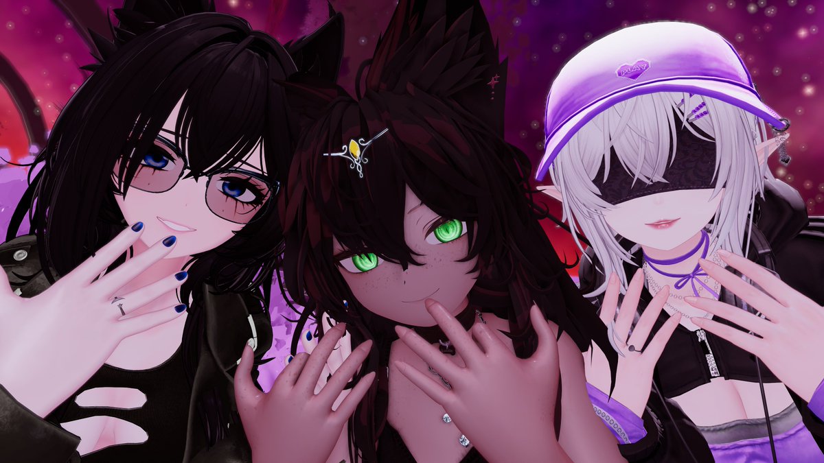 lunareldar's tweet photo. Met this cuddle ass.  Decided to take some random pics while throwing some mad gang signs and smiles.

#VRChat  #VRChatPhotos  #VRC #Shinano_3D #Shinano3D #VRChat衣装 https://t.co/BKTM2RzmAp