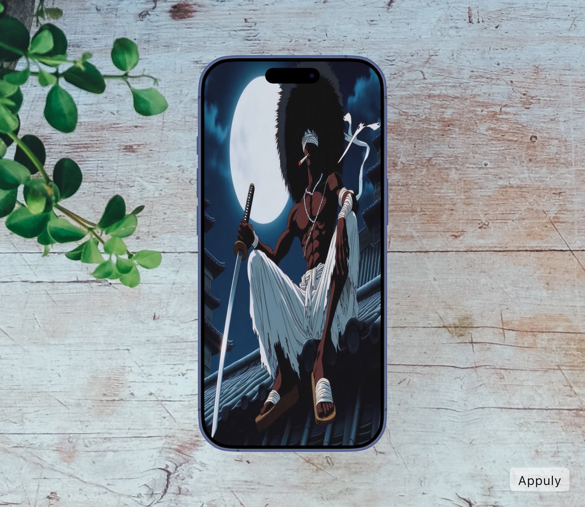 Billionpapers's tweet photo. Afro Samurai Tales in the moonlight 🌑 https://t.co/CAY2W7EipG