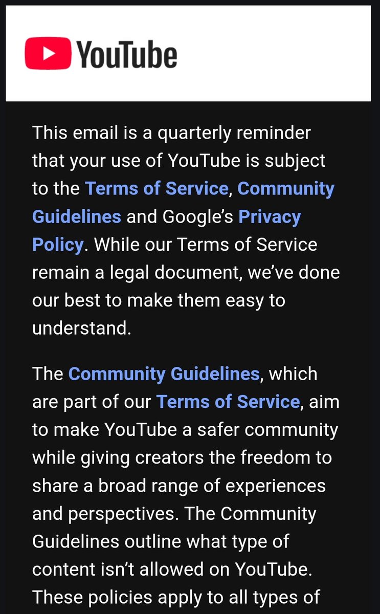 Umesh_3210's tweet photo. The channel has been terminated... 😳
Then why did YouTube send this email? 🤔

Can anyone tell me what the matter is? 👀

@TeamYouTube
#YouTube #YouTubeIndia #YouTubeSupport https://t.co/3ANwKv5ozT