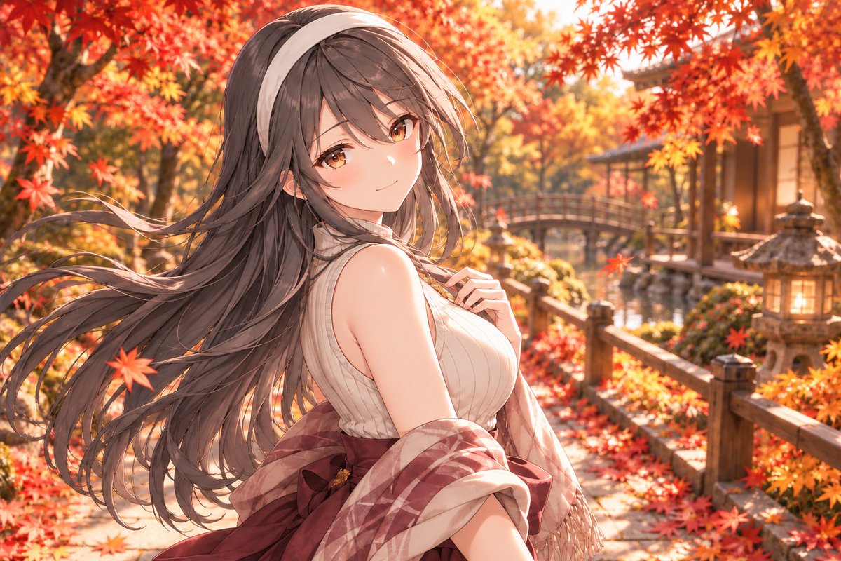 kancolle_AIart's tweet photo. 榛名ちゃんと秋デート(1/2)

提督、秋って……こんなに素敵だったんですね。 https://t.co/paxXQBDyqh