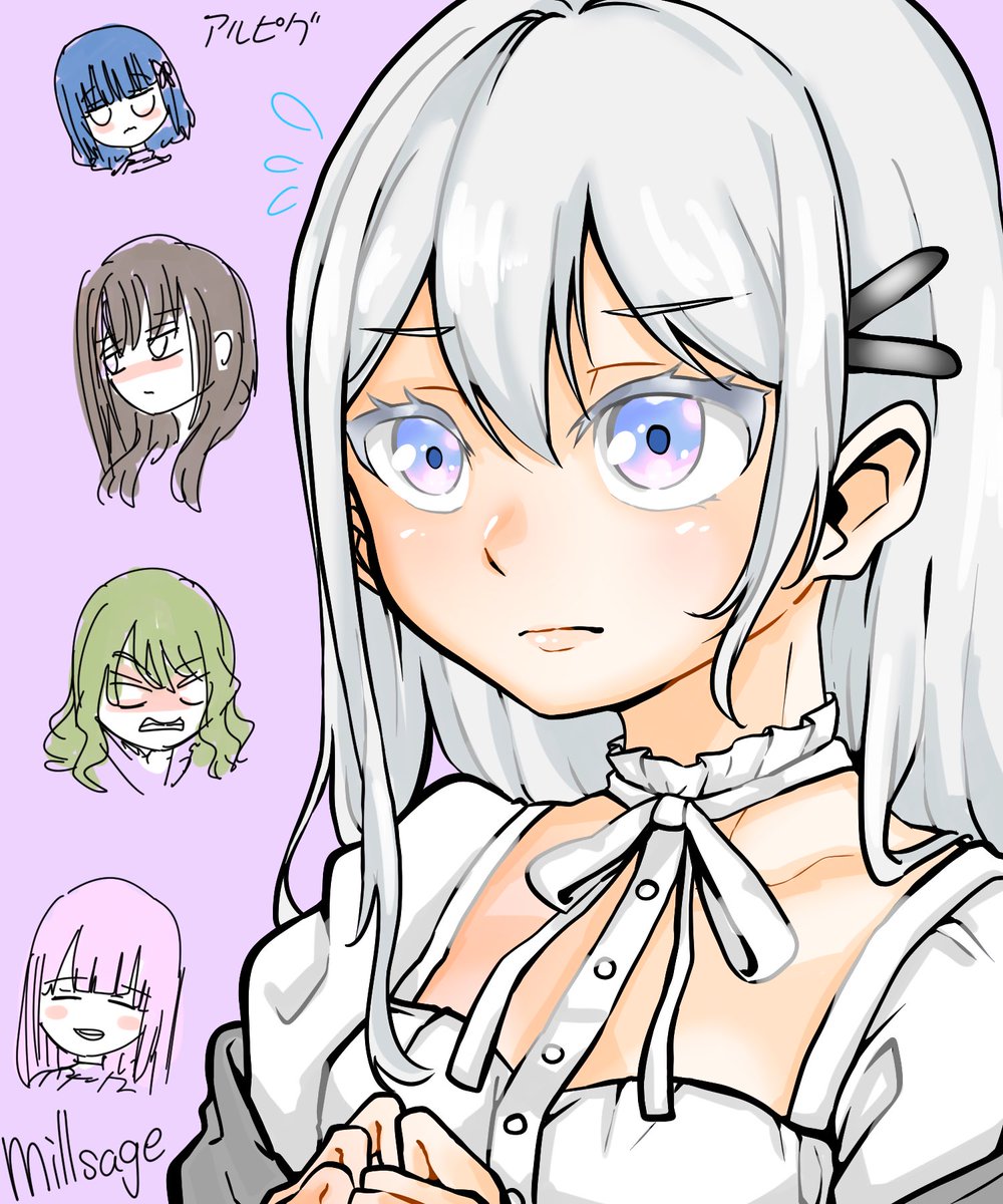 Vrpg_x's tweet photo. みるさーじゅのバンドストーリー良いっ！！
ランク足りなくて全部見れてないけど
圧倒されてる僕の心がああ 鷲掴み🫀
#アワーノーツ #イラスト https://t.co/j0I56mNnKa